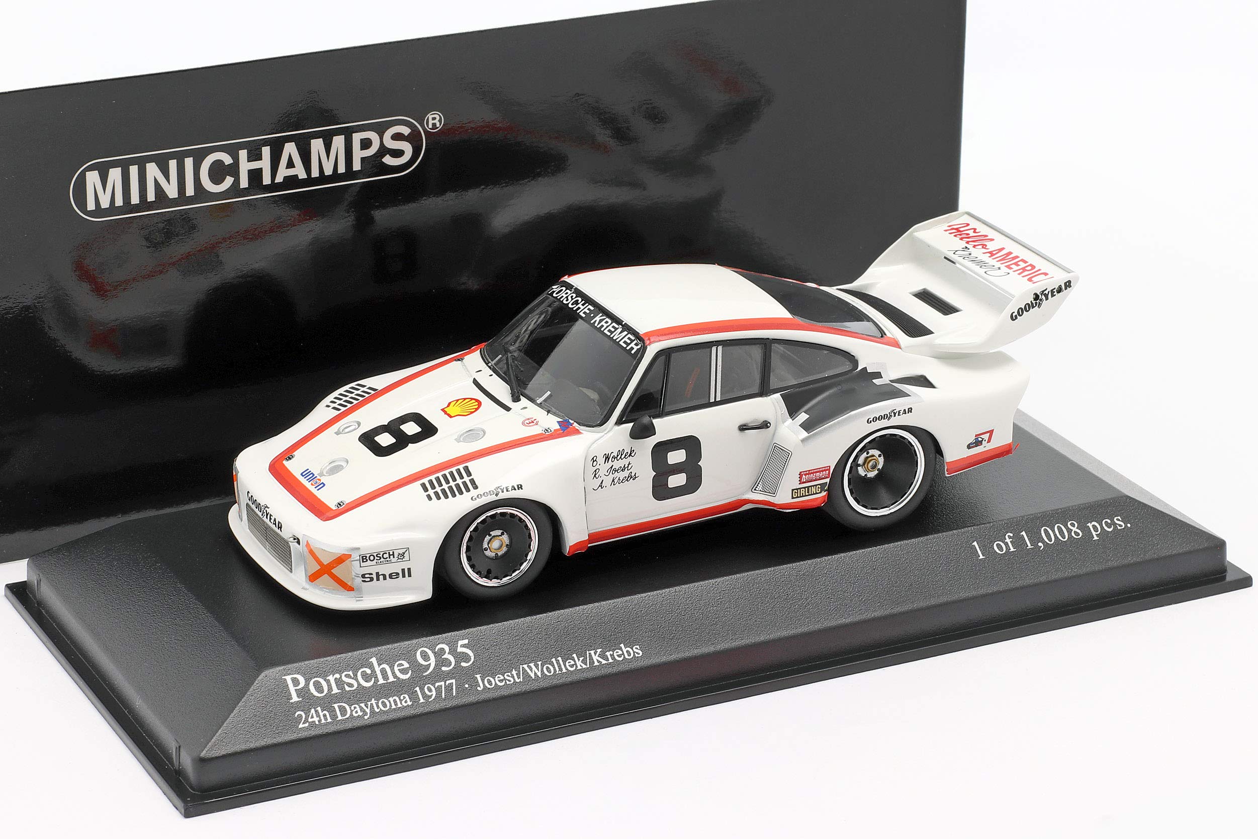ノレブ 1/18 ポルシェ935 デイトナ24時間1977 Porsche 935 #1 Martini Livery 1977 Daytona 24Hr 1:18 Diecast